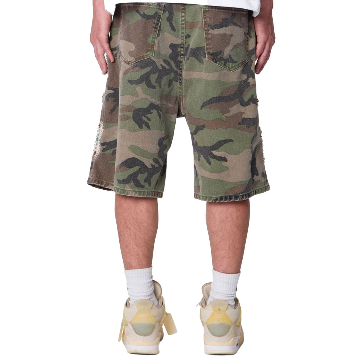 Baggy Mojave Canvas Shorts | Camo