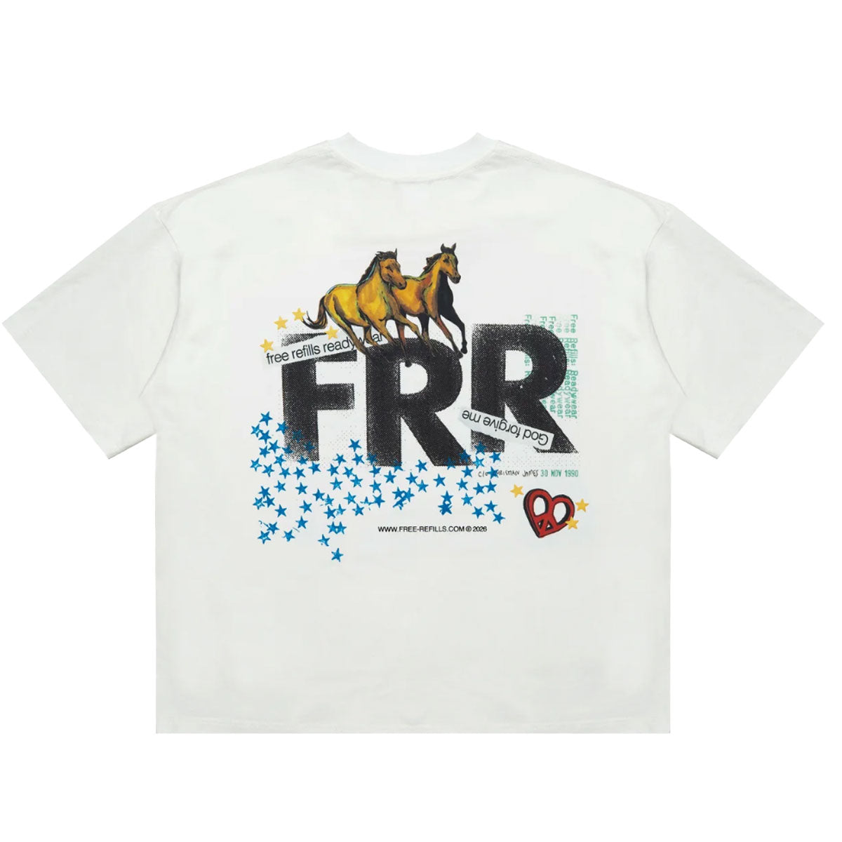 Collage Tee | White