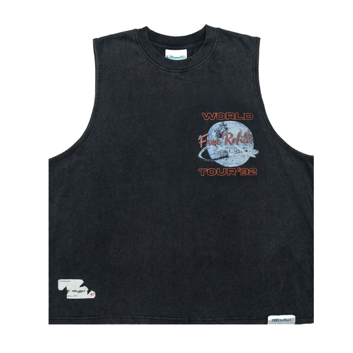World Cut Off Tee | Black