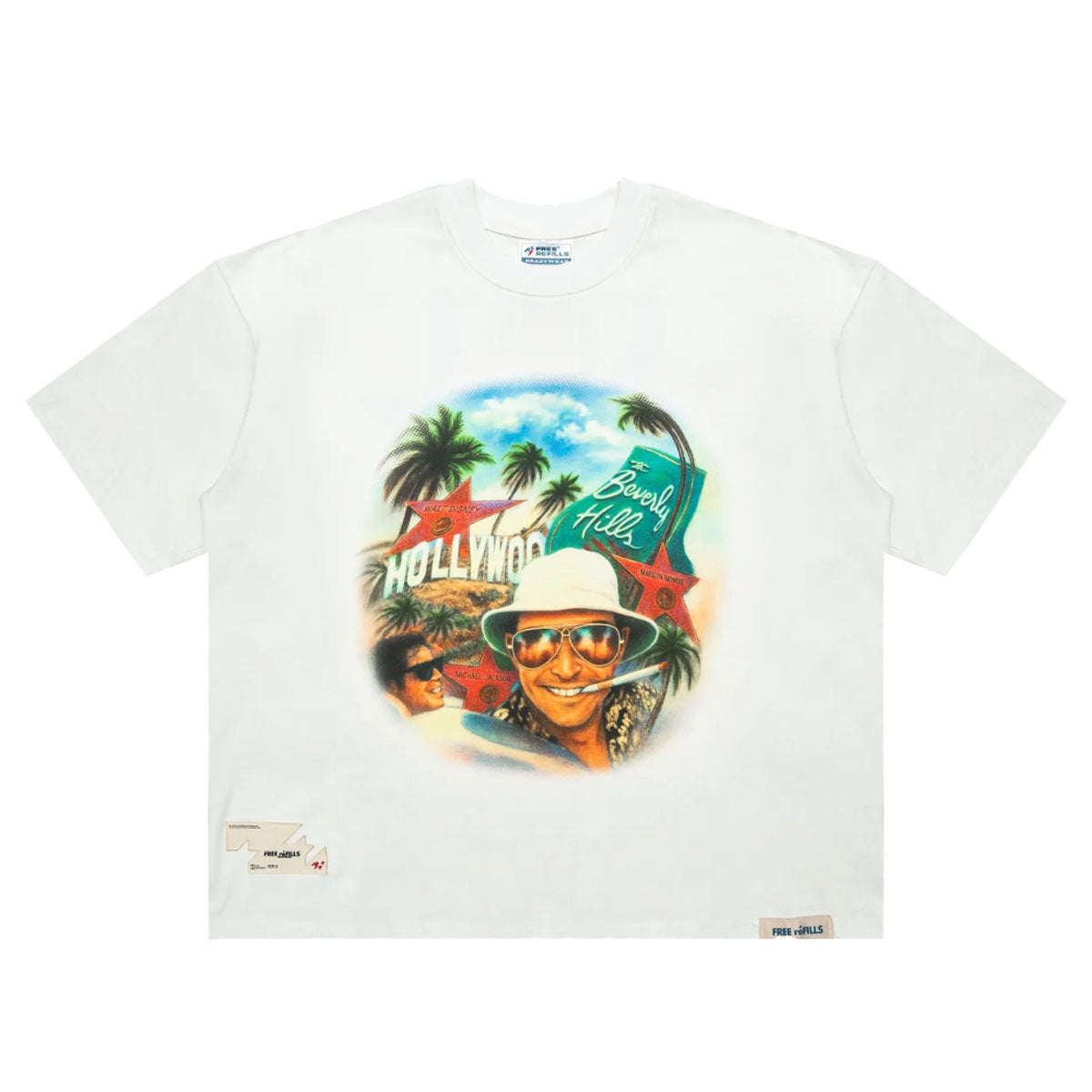 Free and Loathing Tee | White