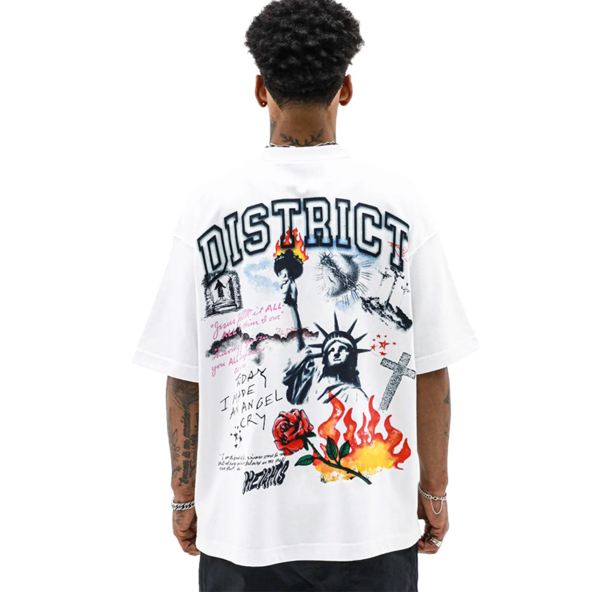 Heights Never Dies Tee | White