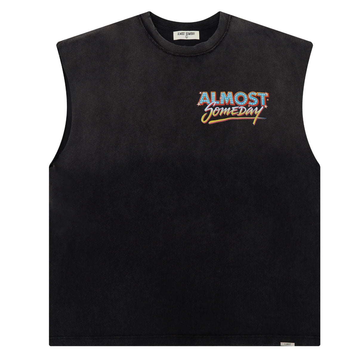 Showtime Cut-Off T-Shirt | Black
