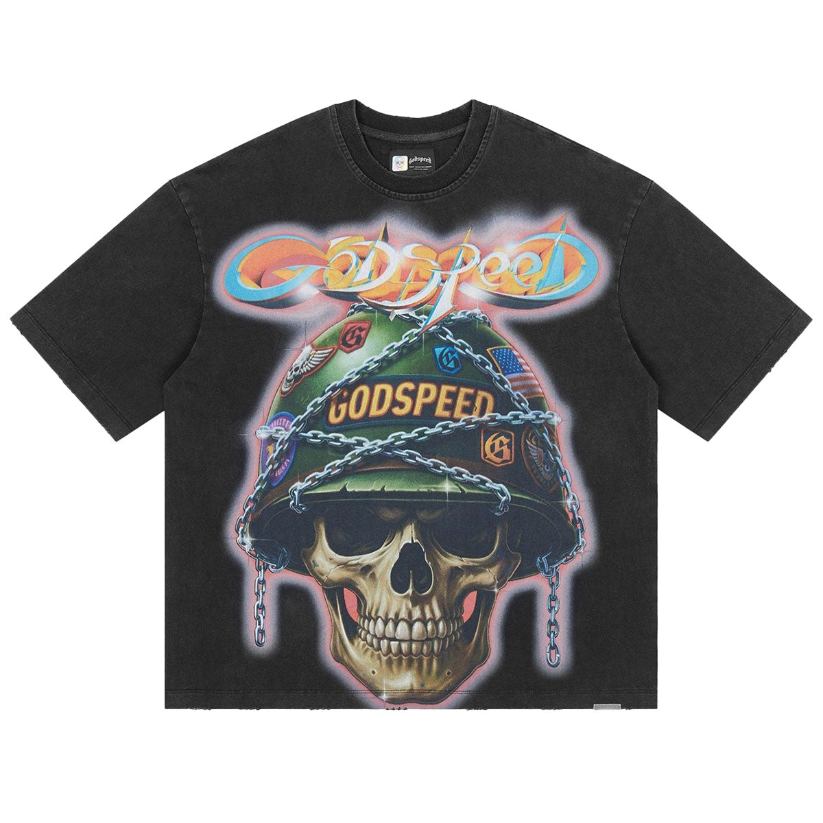 Badges Of Honor Tee | Black Wash
