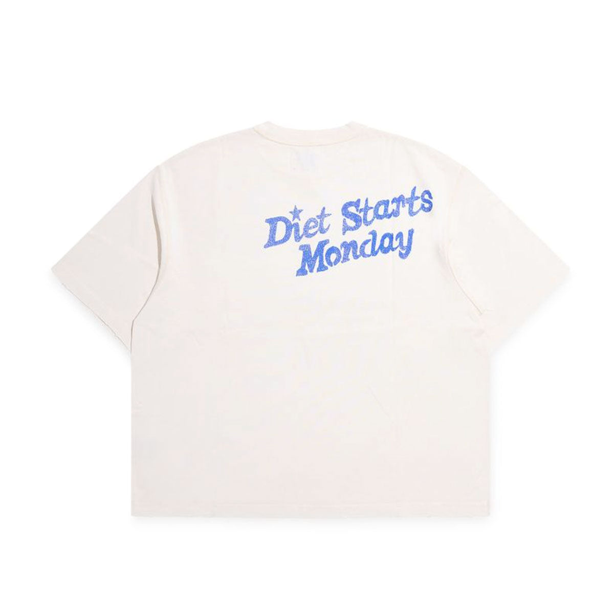 Chainlink Pocket Tee | Antique White/Blue