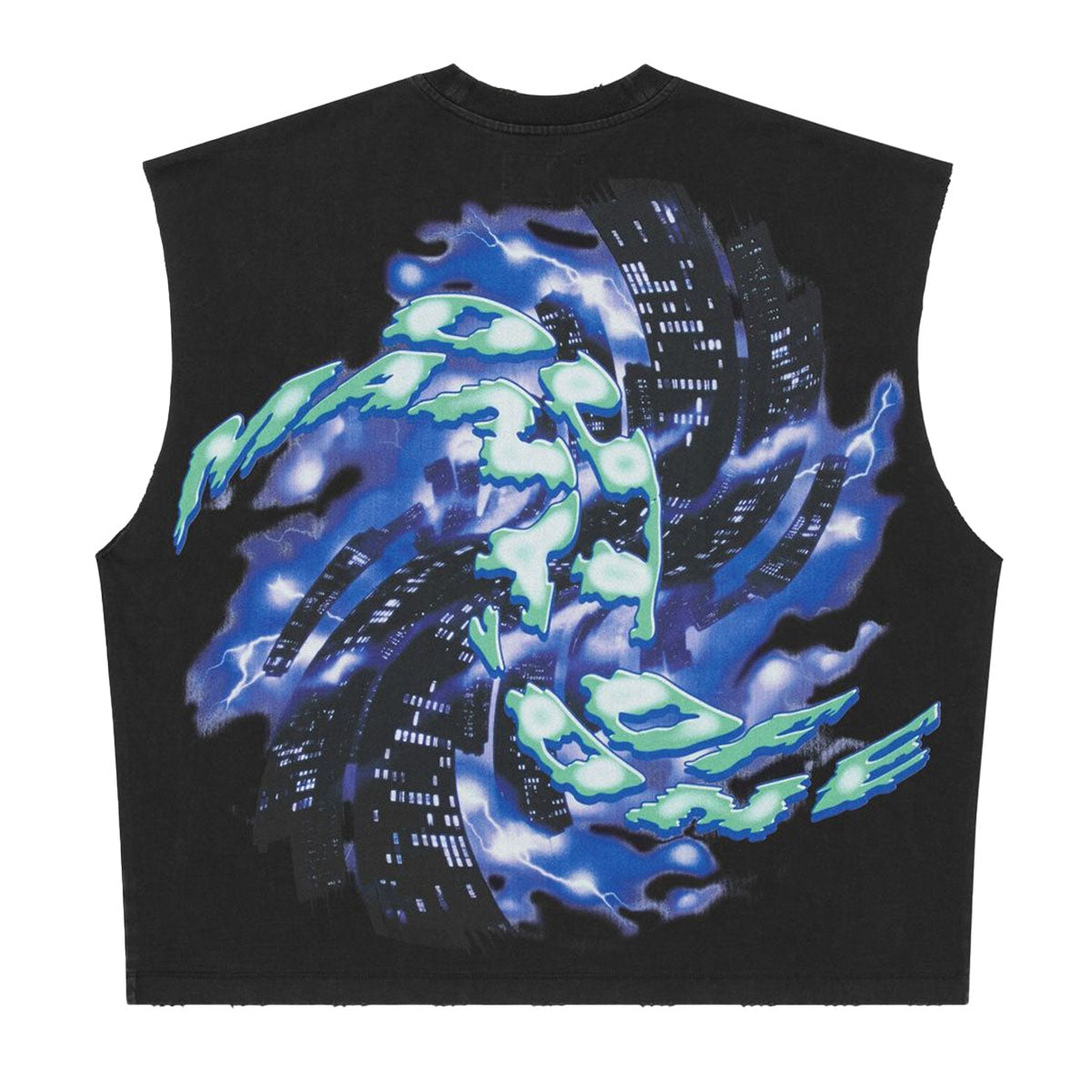 Liberty Tears Sleeveless Tee | Black