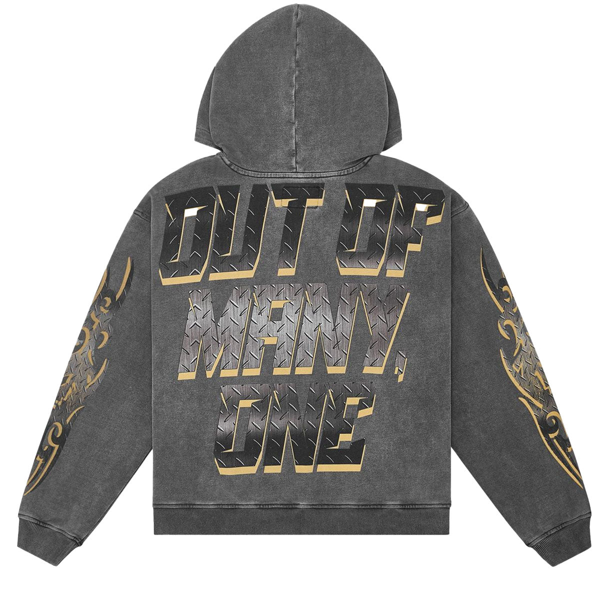 Steel Sharpens Steal Hoodie | Grey Wash