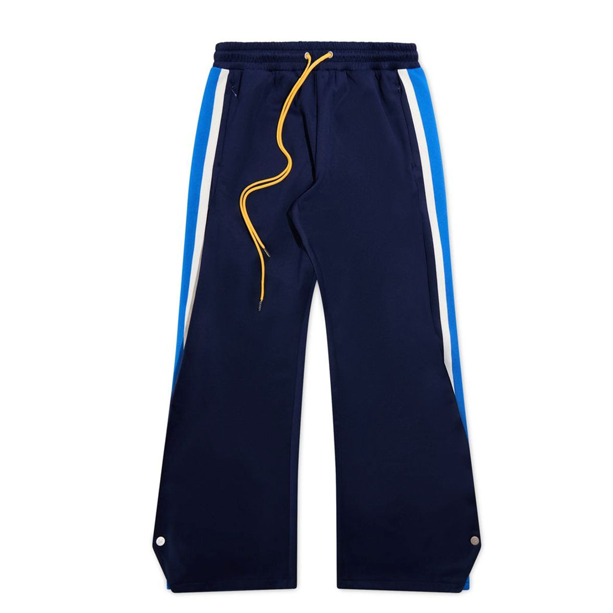 Striped Snap Pant | Navy/Blue