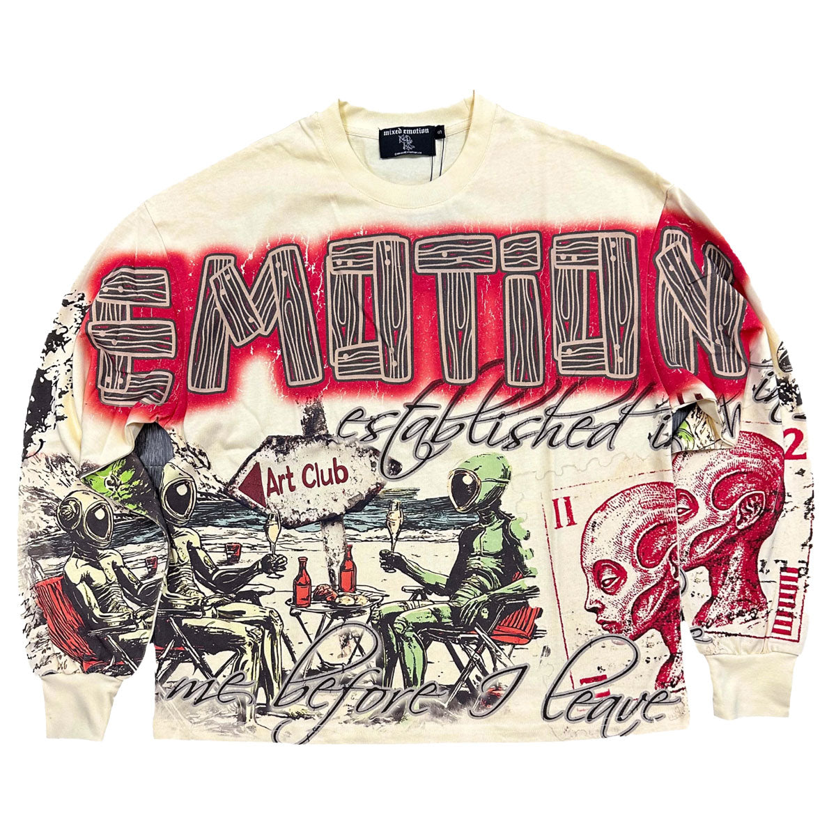 Art Club Long Sleeve Tee | Cream