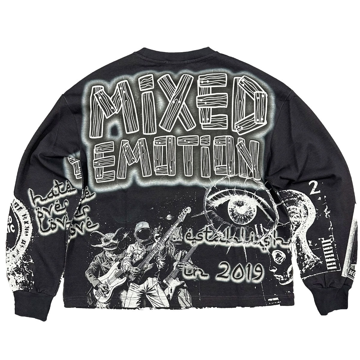 Astro Long Sleeve Tee | Black