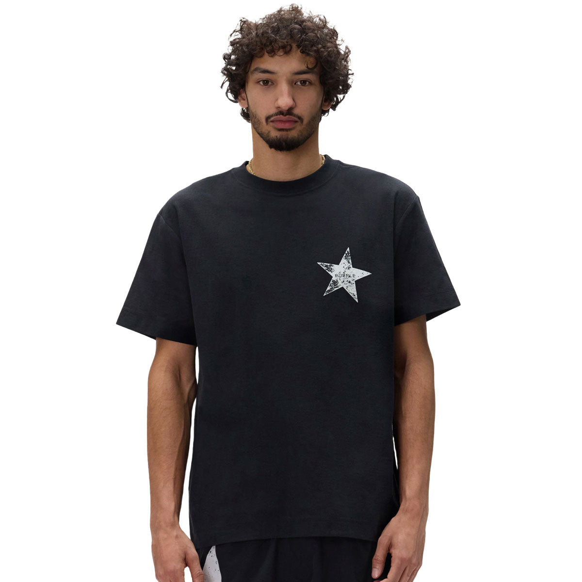 Star Wordmark Tee | Black