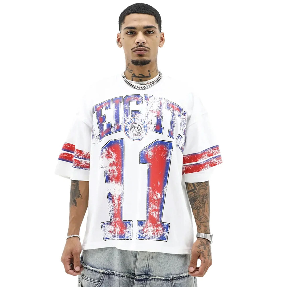 Varsity Eleven Tee | White
