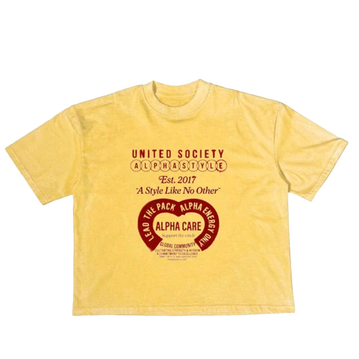 Heanor Tee | Yellow