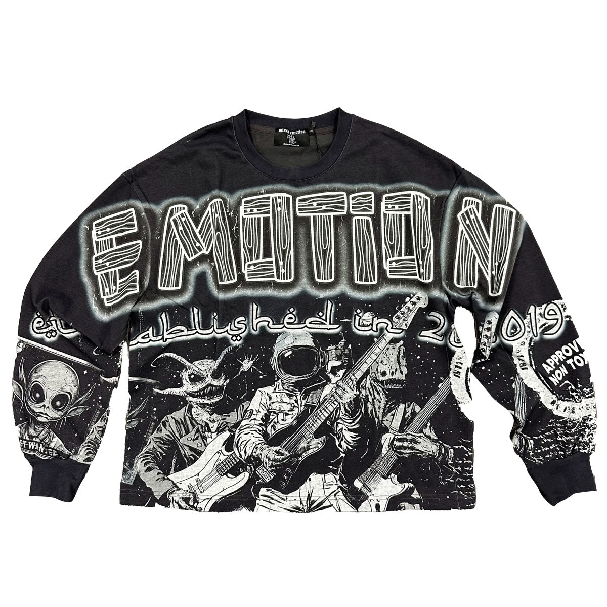 Astro Long Sleeve Tee | Black