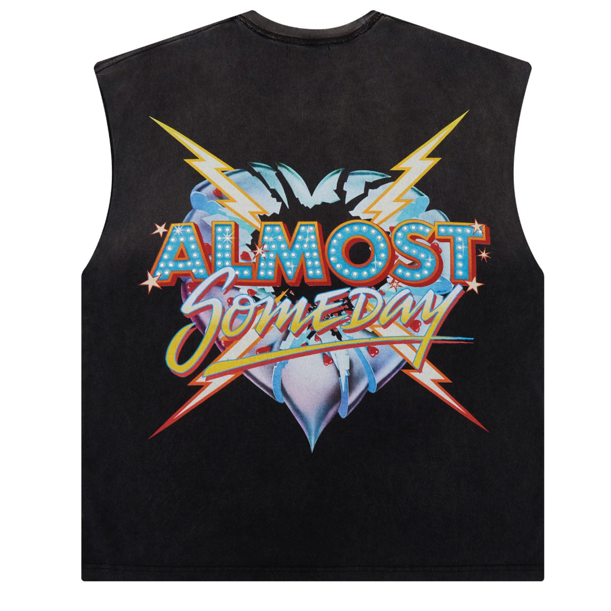 Showtime Cut-Off T-Shirt | Black