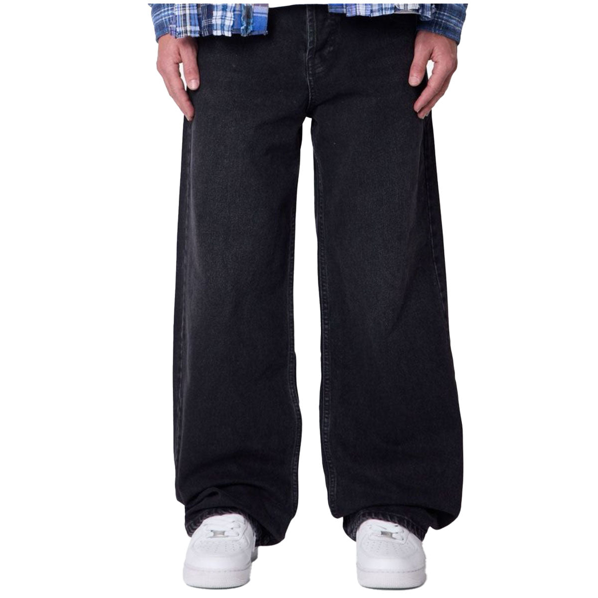 Baggy Denim | Stone Wash Black