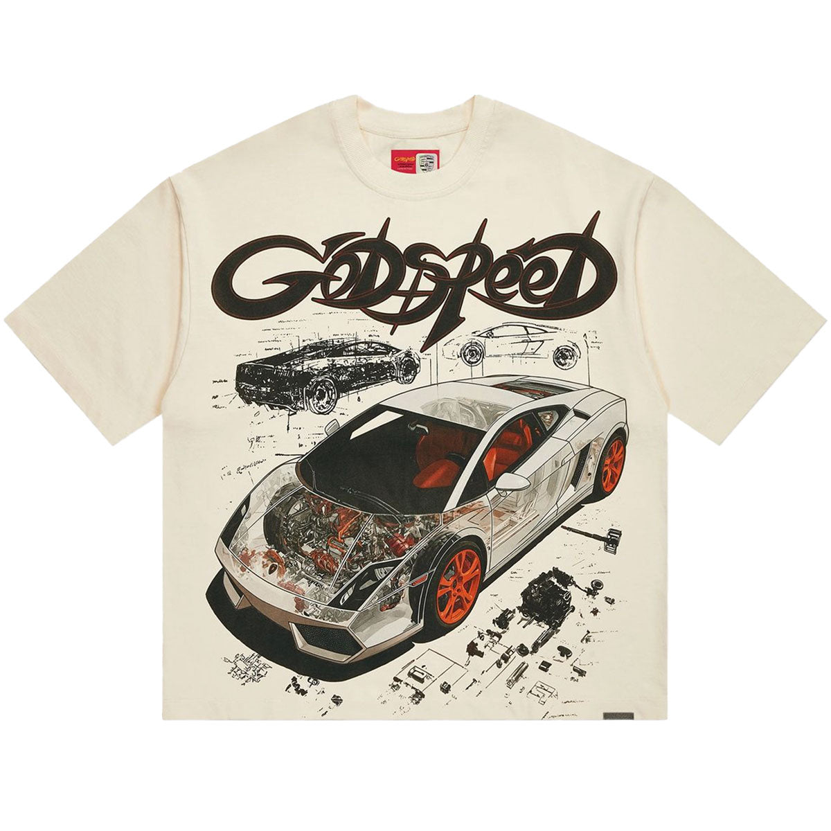 Concept Art Miami Superrun Tee | Bone
