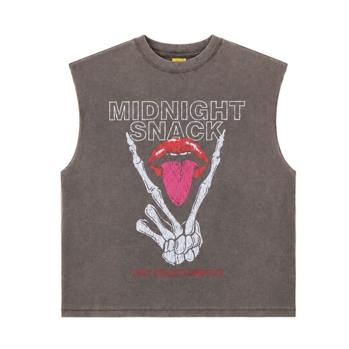 Midnight Snack Cut Off Tee | Vintage Black
