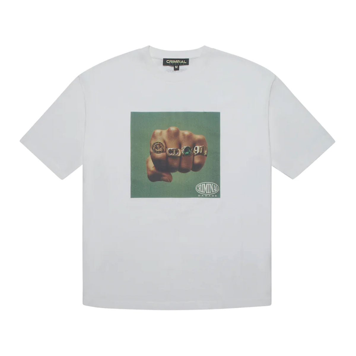 Fist Of God Tee | White