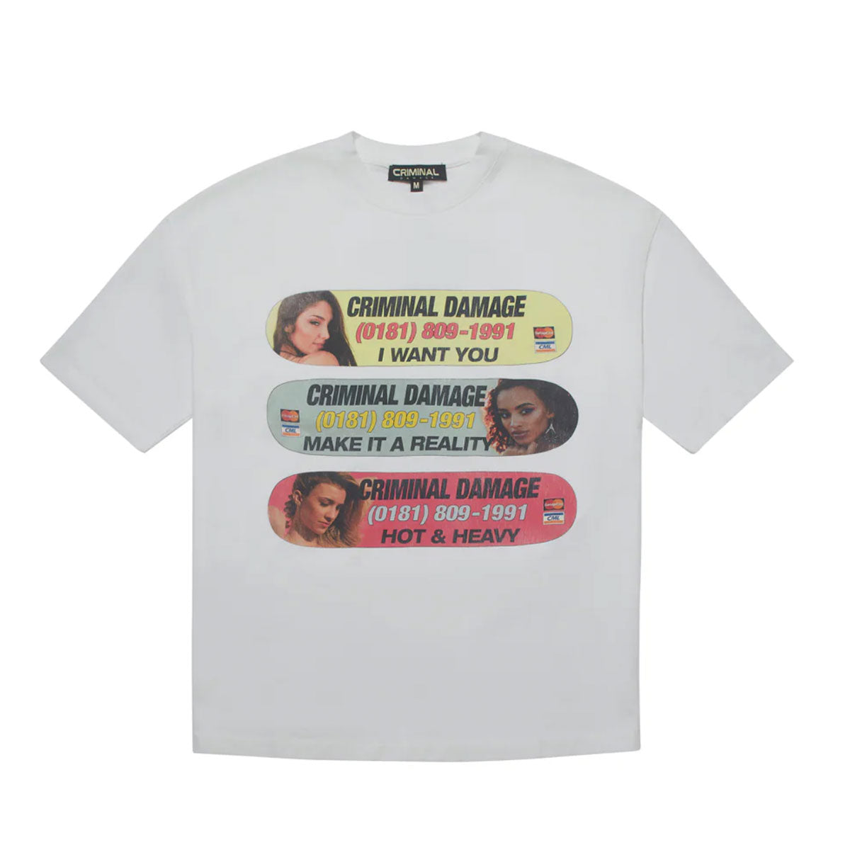 Hotline Reality Tee | White