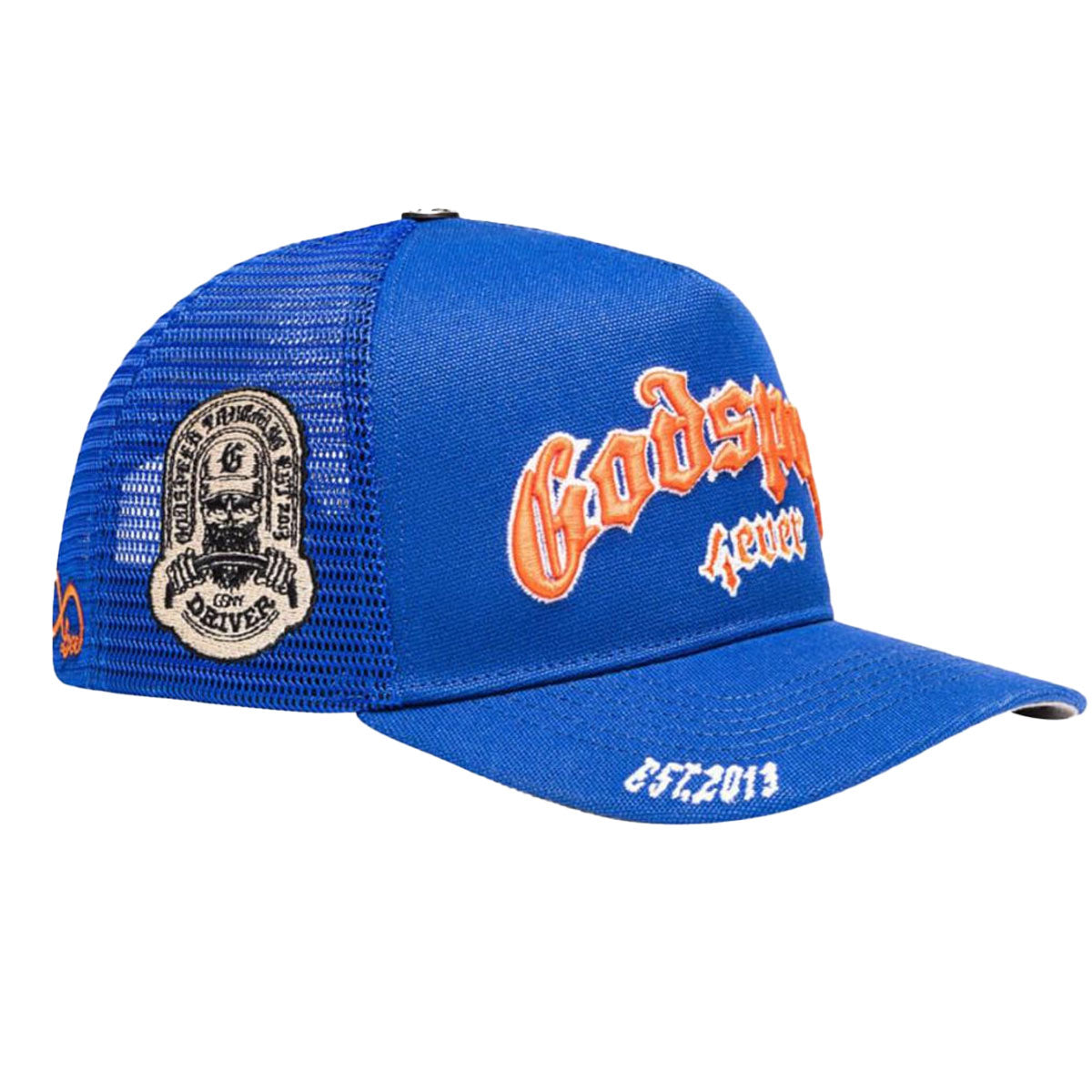 GS Forever Trucker Hat | Blue/Orange
