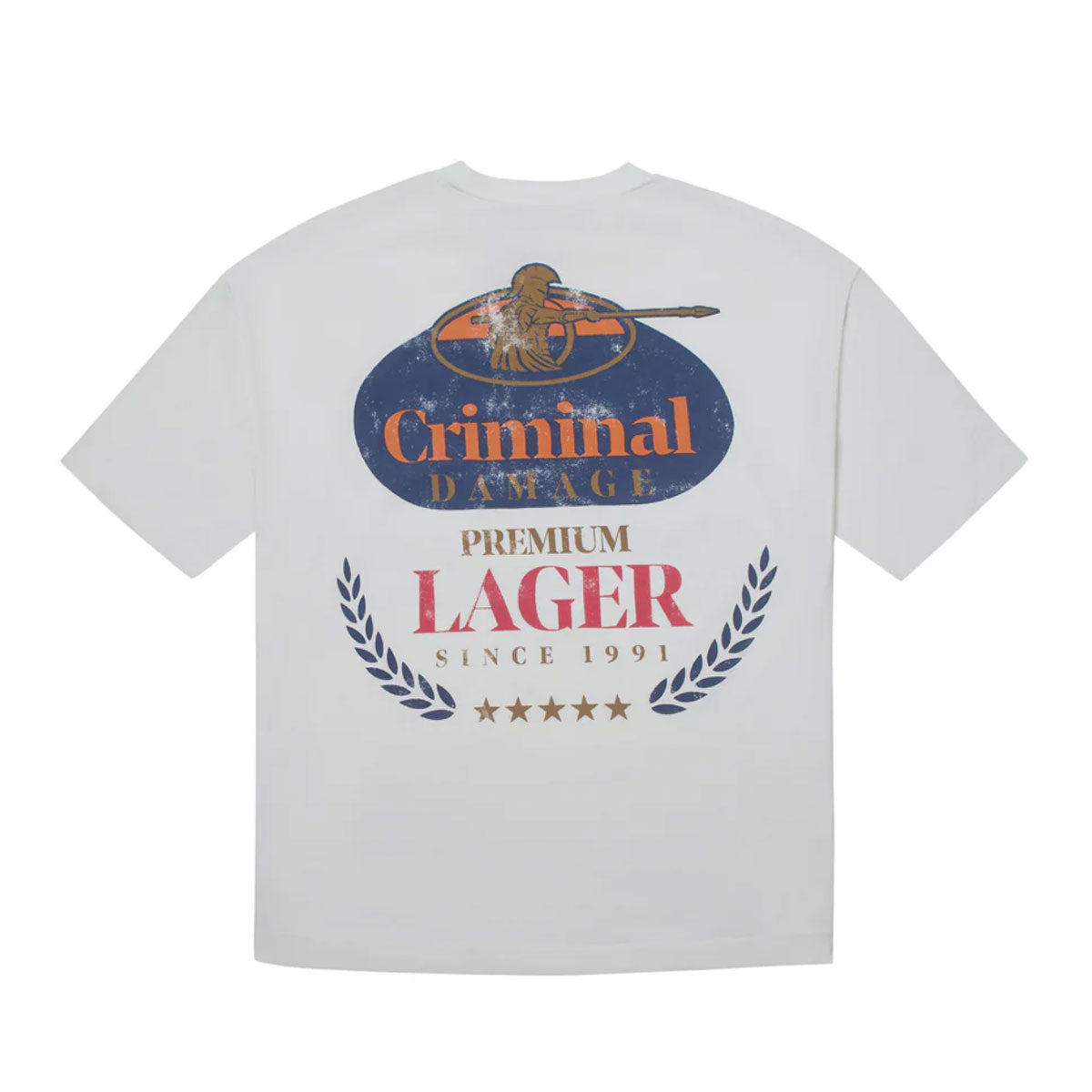Premium Lager Tee | White