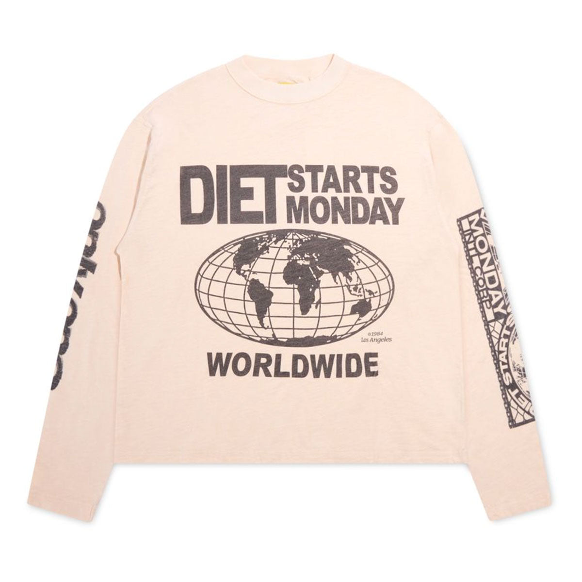 Worldwide Long Sleeve Tee | Antique White